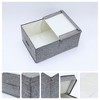REGALWOVEN Fabric Collapsible Spacious Versatile Storage Bin with Lid and Handle 2 Pcs - 2 of 4