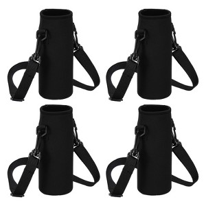 Unique Bargains Neoprene Portable Insulated Adjustable Strap Sports Water Bottle 
Sling Bags 4 Pcs - 1 of 4