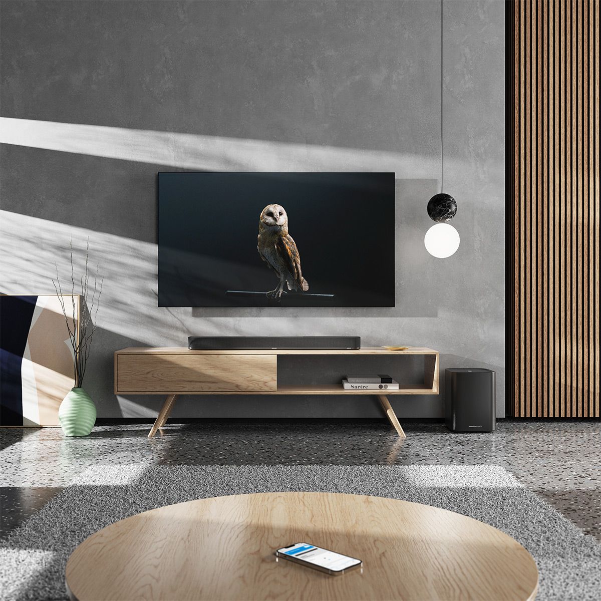 Sennheiser AMBEO Soundbar Plus 7.1.4 Channel Soundbar with Dolby Atmos and DTS:X with Ambeo Sub 8in 350W Wireless Subwoofer with Bluetooth - thumbnail 10