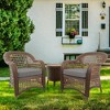 Covers&All Square Cushion Slipcover for Patio Couch Sofa Seats Cover only, Pack of 2 - 4 of 4