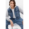 Women's Plus Size Denim Street Jacket - denim | CITY CHIC - 3 of 4