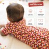 Ola! Otter Organic Cotton Baby Half Romper – Pinwheel Parade | Soft Cotton Half Romper for Infants & Toddlers - 4 of 4
