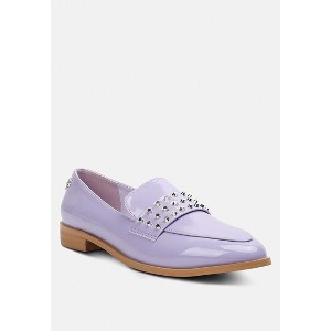 Meanbabe Semicasual Stud Detail Patent Women Loafers - 1 of 4