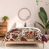 Deny Designs 3pc Full/Queen Valentina Ramos Whimsical Woodland Comforter and Pillow Sham Set: Abstract Design, Non-Woven Fabric, Machine Washable - 3 of 4