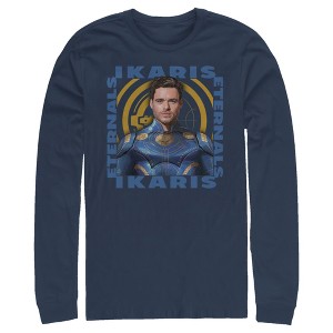 Men's Marvel Eternals Ikaris Hero Box Long Sleeve Shirt - 1 of 4