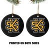 Kennesaw State Owls Logo Porcelain Holiday Christmas Tree Ornament - 2 of 4