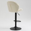 Kumasinova 24.6"-32.2"On-Trend Luxury Bar Stools Adjustable Counter Height Barstools,360° Swivel Accent Counter Stools with 250lbs Max - 3 of 4