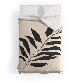 Breezy Palm Cotton Comforter & Sham Set - Deny Designs