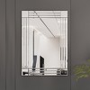 Decorative Wall Mirrors, Modern Silver Rectangular MDF+glass Wall Mounted Mirror - 4 of 4