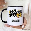 Teach Checkered Coquette Bow Mug, Retro Gift for Trendy Teachers | OrnamentallyYou - 4 of 4