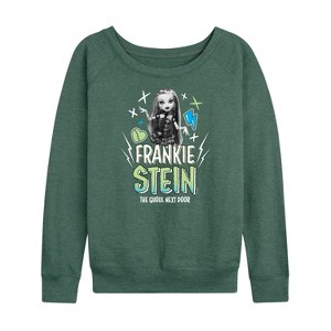 Women's - Monster High - Frankie Stein The Ghoul Next Door Lightweight French Terry Slouchy - 1 of 4
