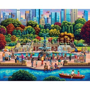 New York Central Park by Boardwalk - Jigsaw Puzzle - 1 of 4