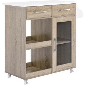 Modway Culinary Kitchen Cart With Spice Rack - 1 of 3