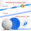 PartyWoo Crepe Paper Streamers Royal Blue Red White Silver 6 Rolls 492 ft 1.8 Inch x 82 Ft Roll - 3 of 4