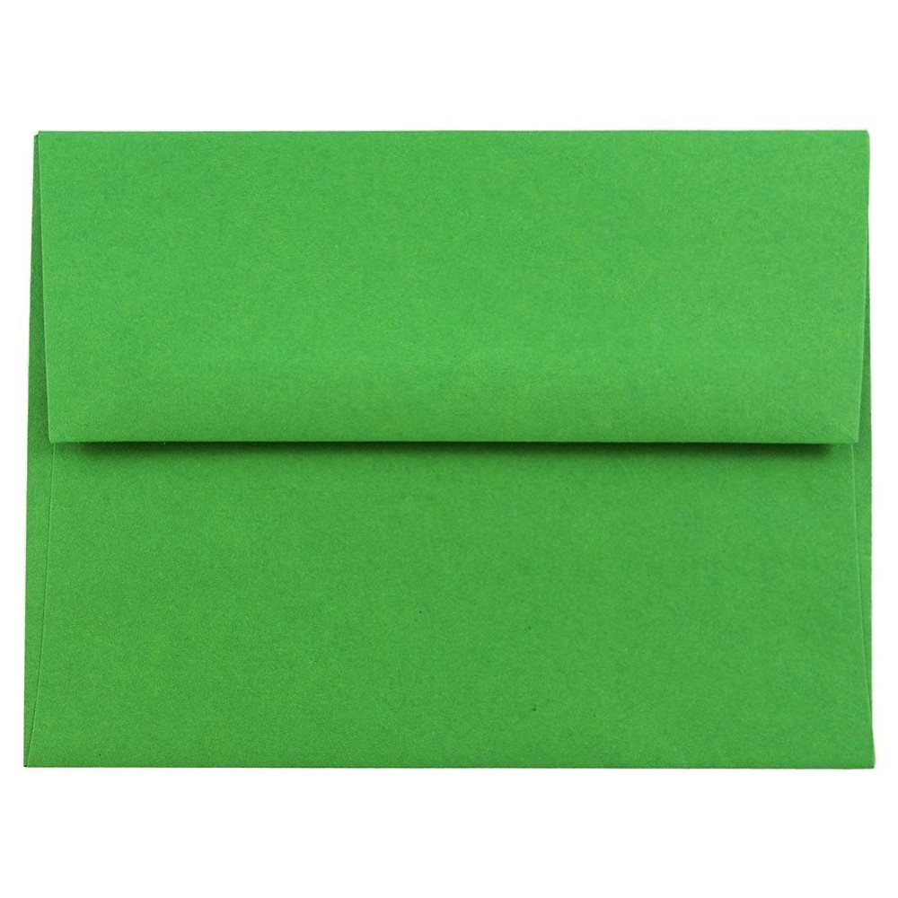 Photos - Envelope / Postcard JAM Paper Brite Hue A2 Envelopes 4 3/8 X 5 3/4 50 per pack Green