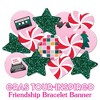 Big Dot of Happiness In My Merry Era Banner, Christmas Party Decorations, Xmas Holiday Backdrop, Large Holiday Friendship Bracelet Banner, 28 Pieces - image 2 of 4