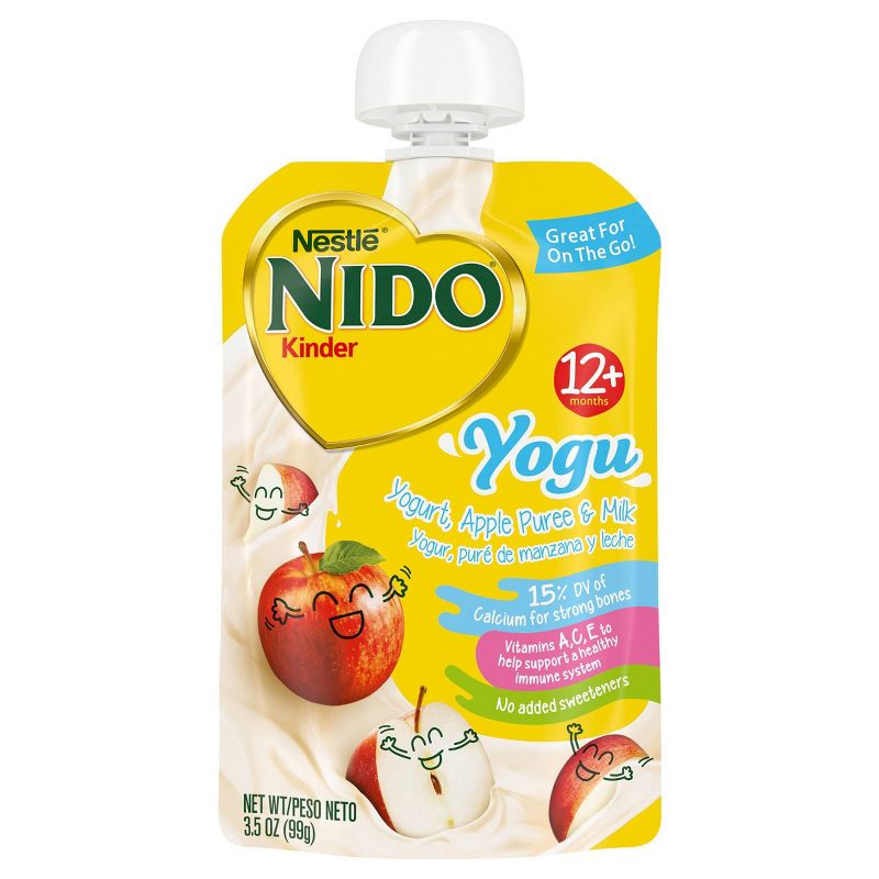 Gerber Nido Apple and Yogurt Baby Snack Pouch - 3.5oz, 1 of 8