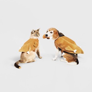 Halloween Full Body Turkey Dog and Cat Costume with Turkey Leg Toy - Boots & Barkley™ - 1 of 4