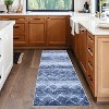 Washable Neutral Area Rug, Low Pile Trellis Carpet, Non-Slip Distressed Farmhouse Floor Cover for Bedroom Living Room - 4 of 4