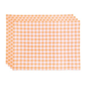 Solino Home Linen Gingham Check Placemats - 1 of 4