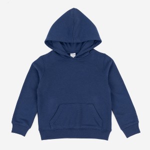 Leveret Kids Hooded Sweatshirt - Kids Hoodie Pullover Sweatshirt- With Kangaroo Pocket - Neutral Solid Color - 1 of 4