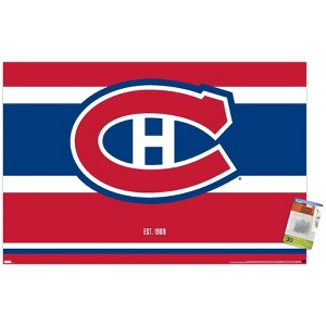 Trends International NHL Montreal Canadiens - Logo 21 Unframed Wall Poster Prints - 1 of 4