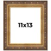 PosterPalooza | Photo Size Museum Gold Picture Frame - UV Acrylic, Foam Board Backing, Hanging Hardware - 2 of 4