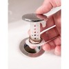 SinkShroom (Chrome Edition) The Hair Catcher That Prevents Clogged Bathroom Sink Drains from TubShroom - 4 of 4