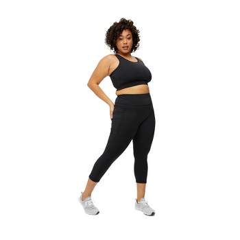 Tomboyx Workout Leggings, 7/8 Length High Waisted Active Yoga Pants With  Pockets For Women, Plus Size Inclusive (xs-6x) Embrace The Curve X Small :  Target