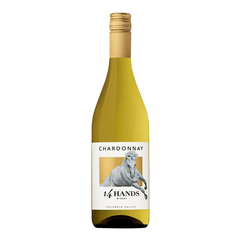 14 Hands Chardonnay White Wine - 750ml Bottle, 1 of 5