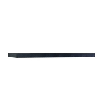 48" Slim Floating Shelf Black - InPlace