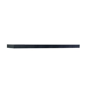 InPlace 48" Slim Floating Shelf Wall Mounted Hidden Brackets Black: MDF, Includes Mounting Hardware, 1 Shelf - 1 of 4