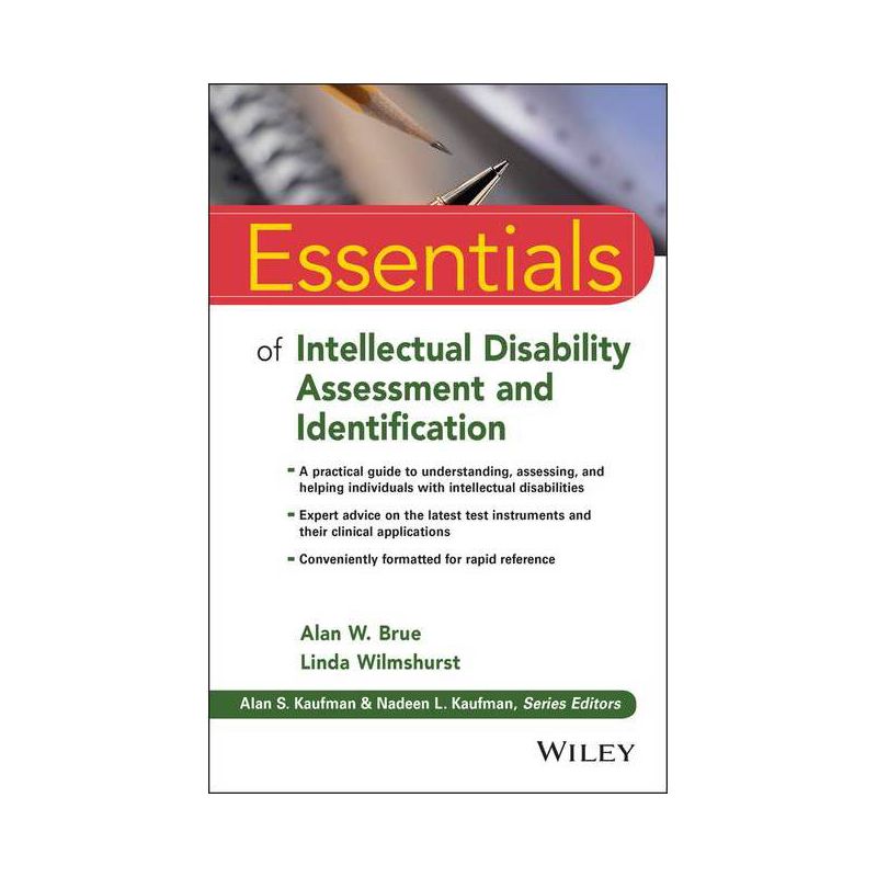 Essentials of Intellectual Disability Assessment and Identification - (Essentials of Psychological Assessment) by  Alan W Brue & Linda Wilmshurst, 1 of 2