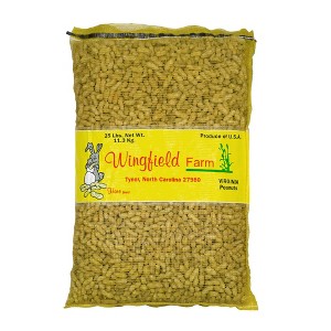 Wingfield Farm Virginia In-Shell Peanuts, Feed Wild Animals, 25 Pound Bag - 1 of 4