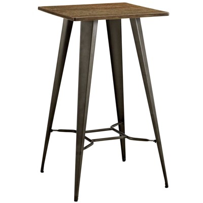 Modway Direct Bar Table Brown