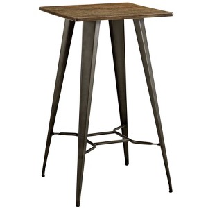 Modway Direct Bar Table Brown - 1 of 3
