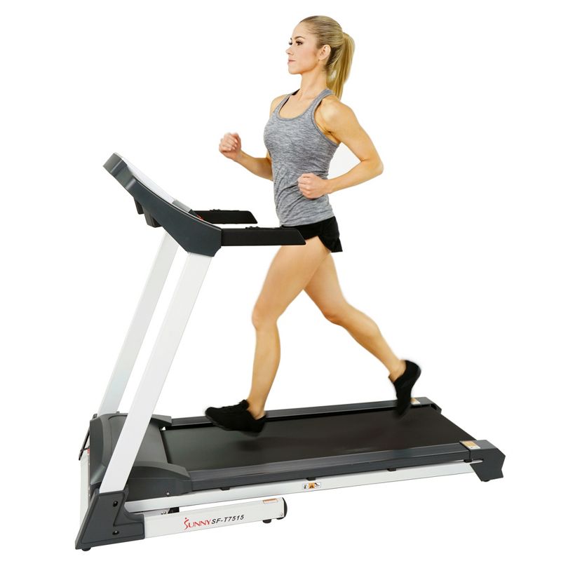 Sunny Health &#38; Fitness  Auto Incline Electric Smart Treadmill, 2 of 16