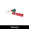 Unique Bargains Christmas Keychain with Double Ring and Lobster Clasp Alloy 2.76" - 2 of 4