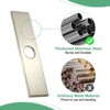 Unique Bargains 304 Stainless Steel Rust Corrosion Resistant Faucet Escutcheons 1 Pc - 4 of 4
