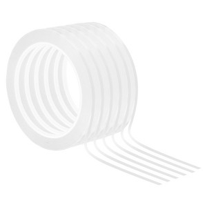 Unique Bargains DIY Art Film Thin Graphic Chart Highlight Marking Tapes 72 Yards 6 Pcs - 1 of 4