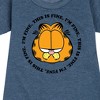 Girls' - Garfield - I'm Fine This Is Fine Graphic Short Sleeve Fleece Dress - 2 of 4