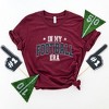 Simply Sage Market Women's  In My Football Era - Green Short Sleeve Graphic Tee - 3 of 4