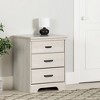 South Shore Versa Nightstand with Charging Station Winter Oak - image 4 of 4