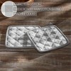 Annie Buffalo Check Grey Pot Holder Set of 2 8x8 - 3 of 3