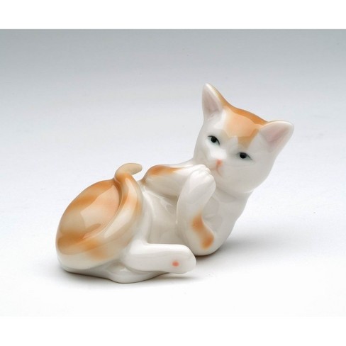 Kevins Gift Shoppe Ceramic Rolling Cat Figurine - image 1 of 3