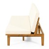 Maggift Patio Accent Chairs with Upholstered, Ergonomic Modern Design, Suitable for Lawn, Garden and Porch, Beige, 75" * 35.25" * 28" - 4 of 4