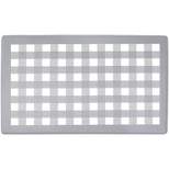 Kate Aurora Country Farmhouse Gray & White Oversized Premium Anti Fatigue Memory Foam Kitchen Floor Mat - 18" (W) x 30" (L)