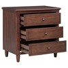 Whisen Modern 3-Drawer Nightstand Storage Wood Cabinet - 4 of 4
