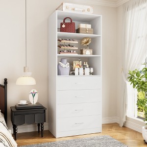 Besiost Closet Organizer System with Wood Drawers and Shelves - 1 of 4