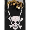 HalloweenCostumes.com One Size Women  Pirate Flag Treasure Costume Purse - Ideal Accessory for Halloween, Black/White/Purple - 3 of 3